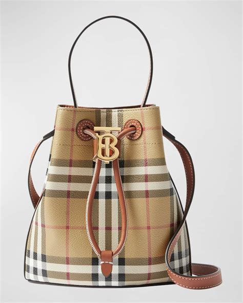 drawstring bag with logo burberry|mini burberry handbags canvas.